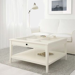 Mesa de centro Ikea Liatorp cristal y madera