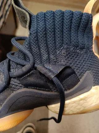 Zapatillas Adidas Deportivas Azul y Rosa