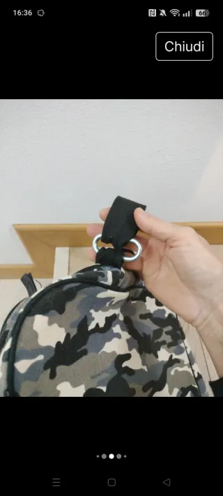 Borsa a tracolla unisex camouflage