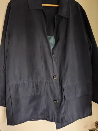 Chaqueta Suedetta Azul Marino