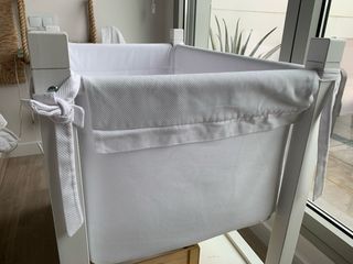 Minicuna madera blanca