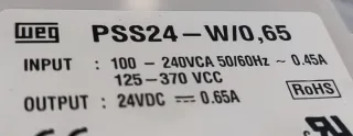 Fuente Alimentación Weg PSS24-W/0,65 24V