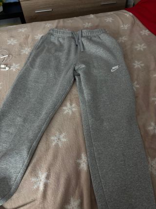 Pantalones Nike Grises Taper Fit Regular