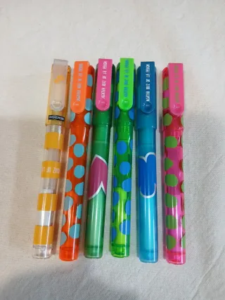 6 penne stilografiche Agatha Ruiz de la Prada