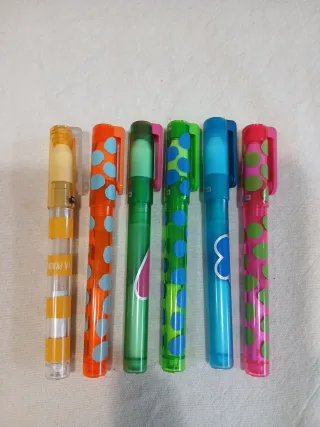 6 penne stilografiche Agatha Ruiz de la Prada