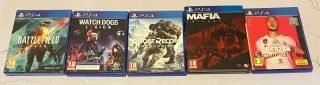 PS4 Juegos: Battlefield, Watch Dogs, Ghost Recon,