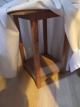 Mesa camilla y vidrio 50 diámetro