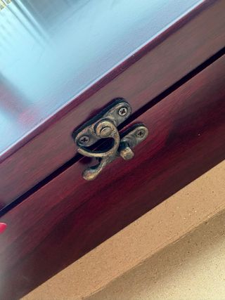 Caja Accesorios Vino Madera y Metal