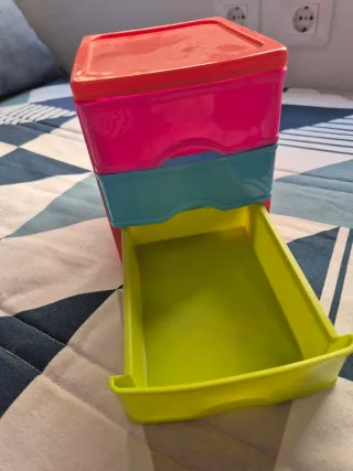 Cajonera de plástico 3 cajones