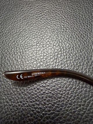 Gafas de sol Gucci Marrón y Dorado