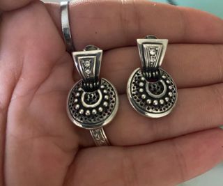 Pendientes Plata Estilo Art Decó