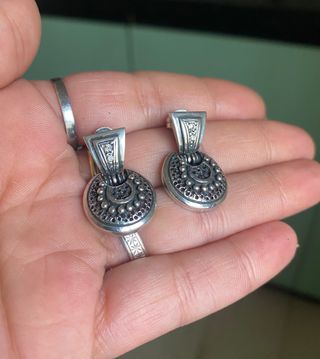 Pendientes Plata Estilo Art Decó