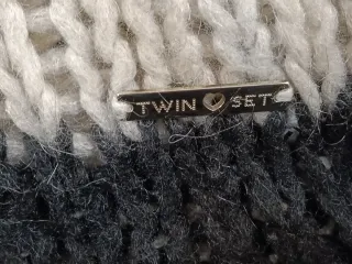 Maglione Twin Set righe bianco e nero