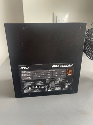 Fuente Alimentación MSI 650W Bronze