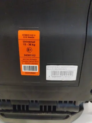 Silla coche Britax Römer Kid II (15-36kg)