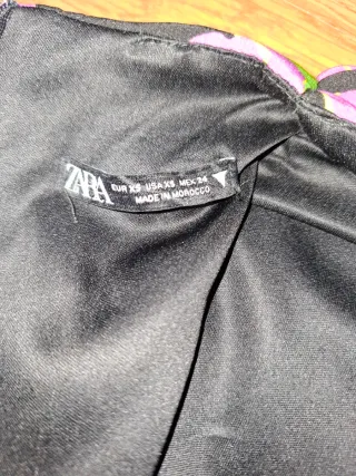 Vestido floral manga larga