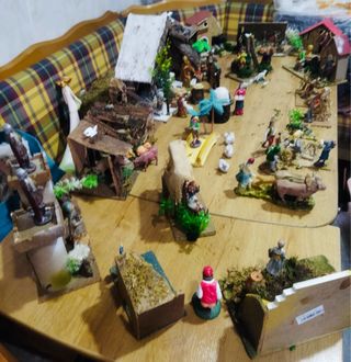 Belén Navideño con Figuras