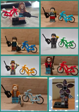 Lote 8 Figuras Lego Compatible Stranger Things