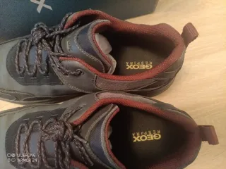 Zapatillas Geox Marrón y Gris