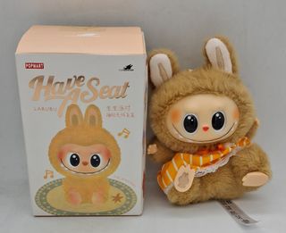 LABUBU Peluche Naranja Marrón