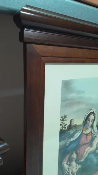 Tres cuadros decorativos de madera