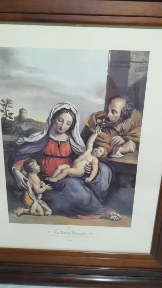 Tres cuadros decorativos de madera