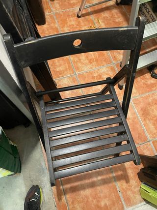 Sillas plegables de madera - 15€/pieza