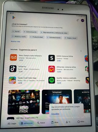 Tablet Samsung Blanca
