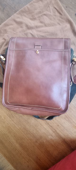 Bolso Loewe bandolera vintage marrón/verde