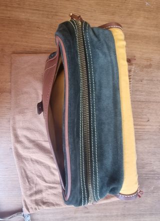 Bolso Loewe bandolera vintage marrón/verde