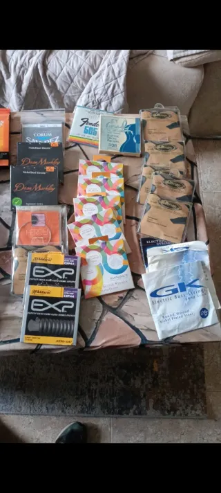 CUERDAS GUITARRA ELÉCTRICA,FLAMENCA, ACÚSTICA,ETC