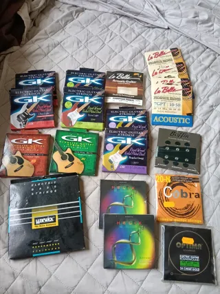 CUERDAS GUITARRA ELÉCTRICA,FLAMENCA, ACÚSTICA,ETC