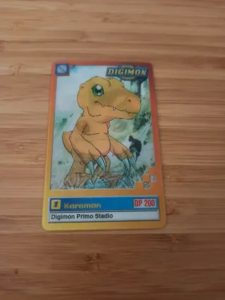 Carte Digimon Agumon 1a Edizione Lenticolare