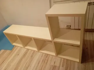 Estantería blanca Kibuk modular