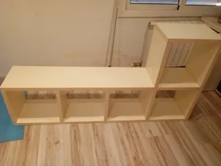 Estantería blanca Kibuk modular