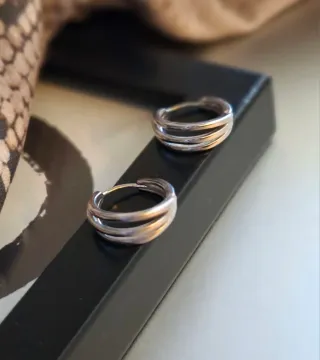 Pendientes Aro Plata Ley