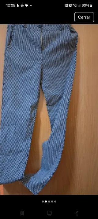 Lote pantalones  rayas cuadros