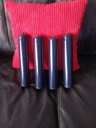 4 Patas Cama Azul Marino