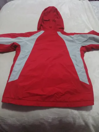 Chaqueta Columbia niño roja Talla 10-12 años