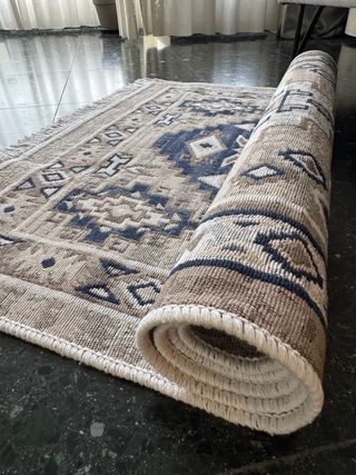 Tappeto Kilim Vintage in Cotone 120x180