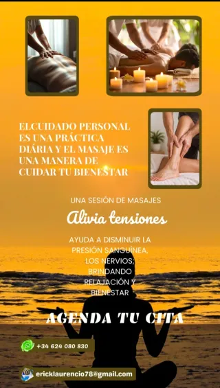 Se realizan masajes a domicilio