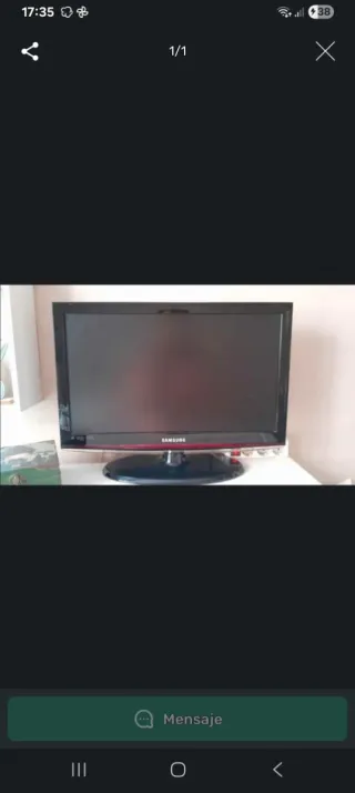 Televisor Samsung Plasma Negro