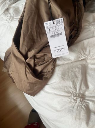 Body manga larga beige talla S