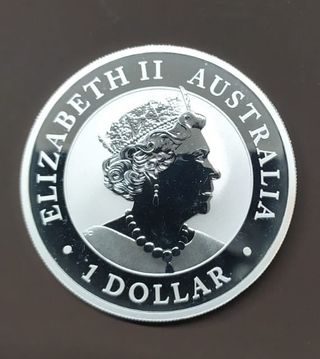 Australia -Kookaburra argento PROOF -anno 2019