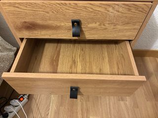 Comodino Maison du Monde in legno e metallo