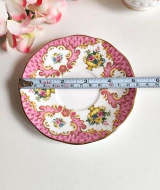 Taza y platillo porcelana inglesa