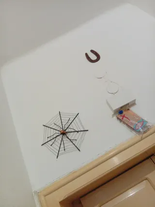 Ragno decorativo in ferro battuto