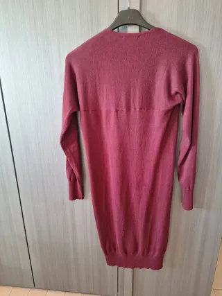 Abito invernale magenta scuro Sisley M/L