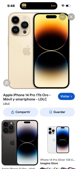 iPhone 14 Pro oro