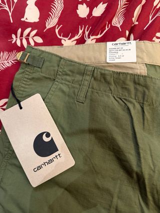 Pantalón Cargo Carhartt Baggy W38 L34 Verde